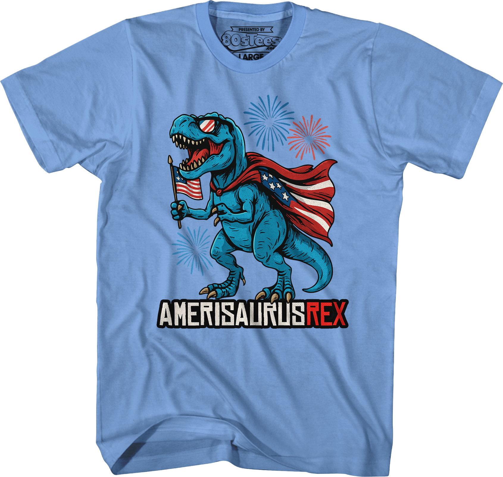 Amerisaurus Rex T-Shirt Hoodie, Sweatshirt | CiraTrend.com (Image 5)