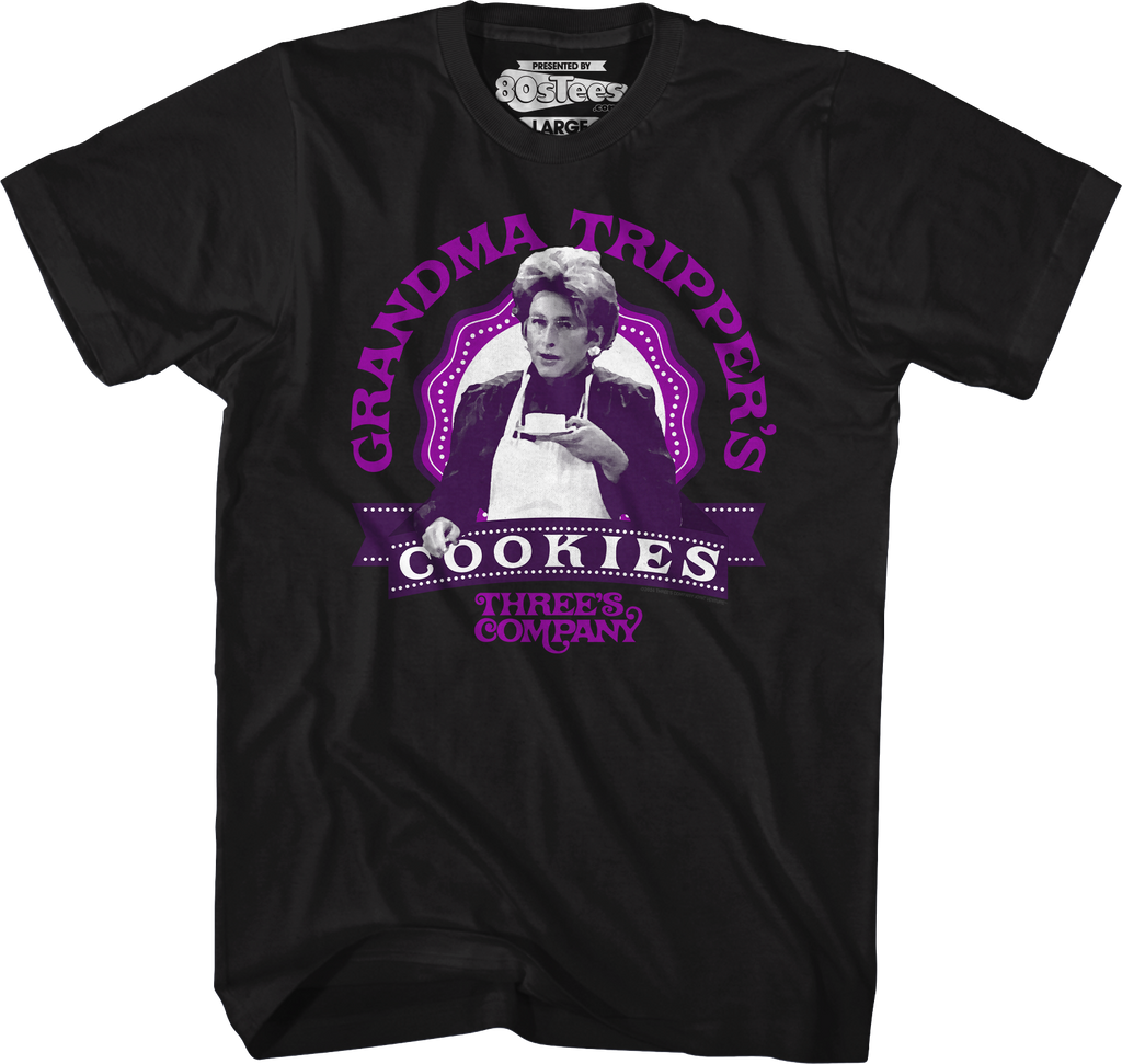 Grandma Tripper's Cookies Three's Company T-Shirt Hoodie, Sweatshirt | CiraTrend.com (Image 5)
