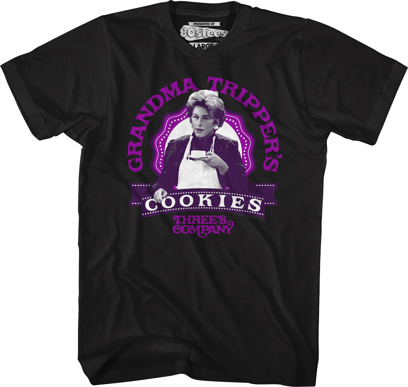 Grandma Tripper's Cookies Three's Company T-Shirt Hoodie, Sweatshirt | CiraTrend.com (Image 5)