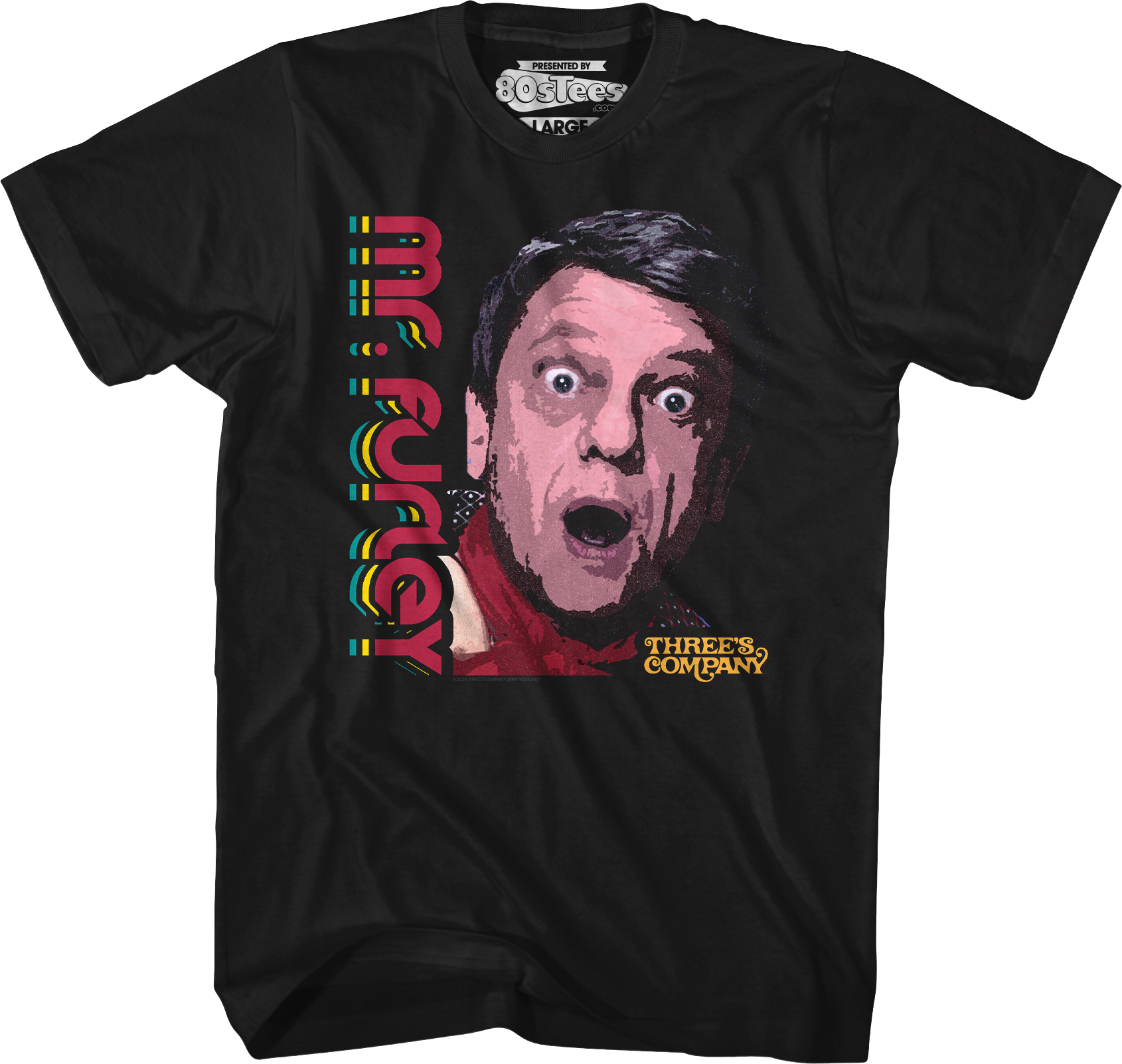 Retro Mr. Furley Three's Company T-Shirt Hoodie, Sweatshirt | CiraTrend.com (Image 4)