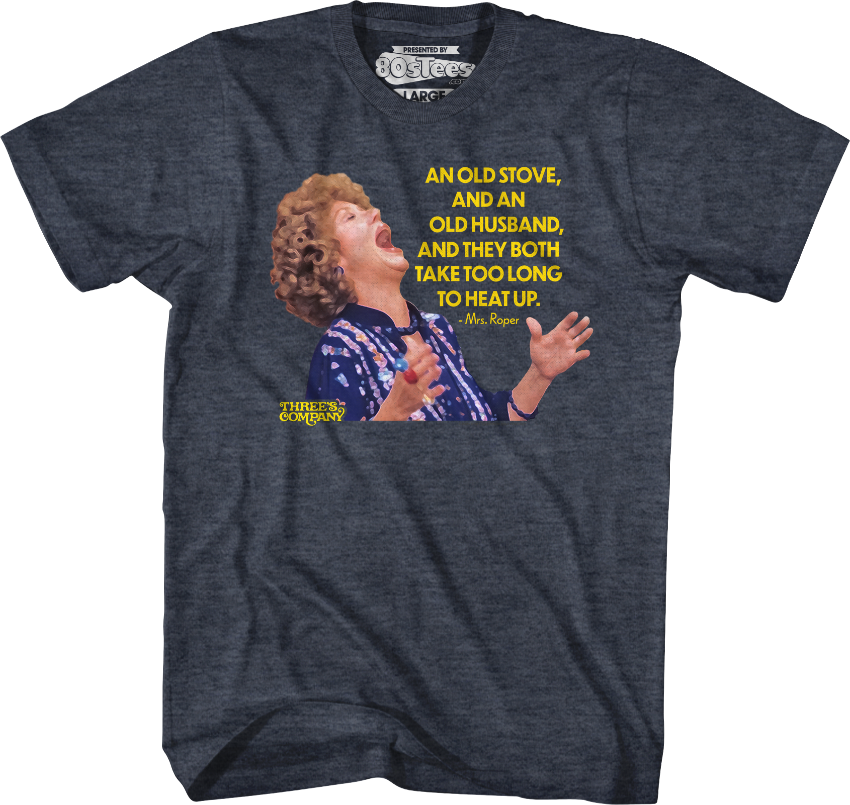 Old Stove Old Husband Three's Company T-Shirt Hoodie, Sweatshirt | CiraTrend.com (Image 5)