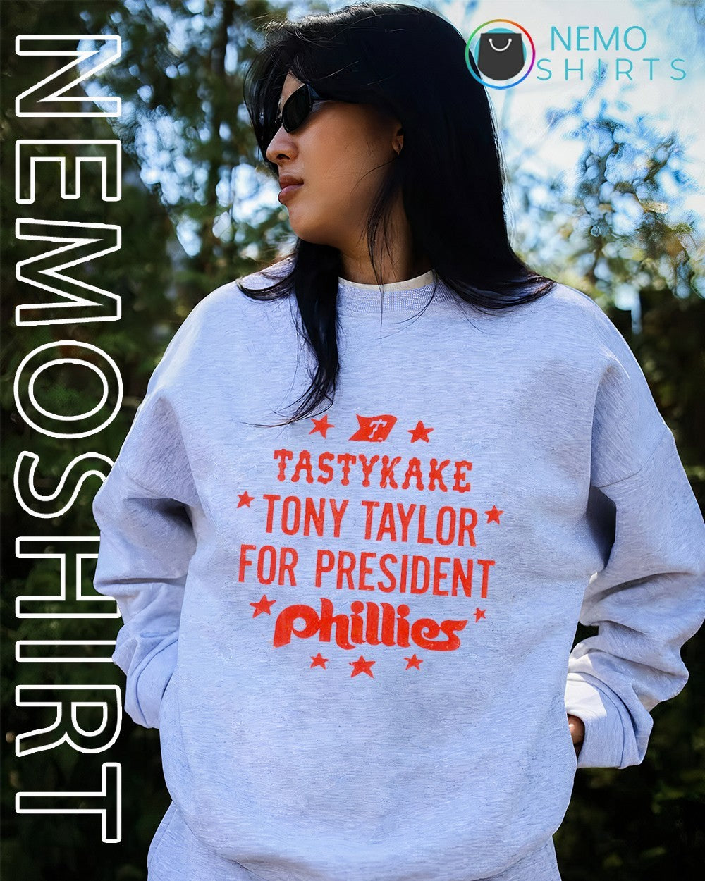Tastykake Tony Taylor for president Phillies shirt