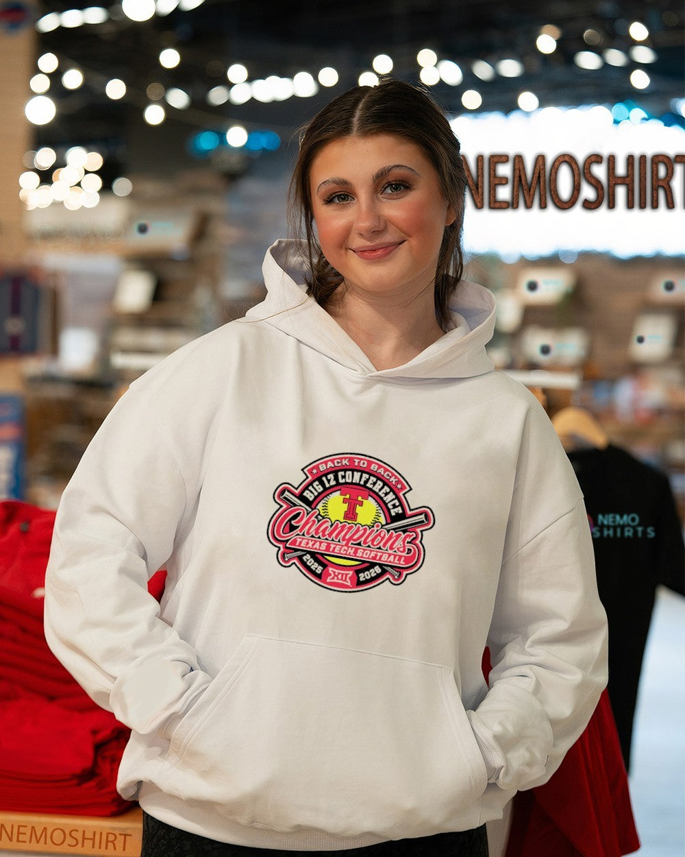 Texas Tech Red Raiders women’s softball back to back Big 12 conference 2025 2026 shirt