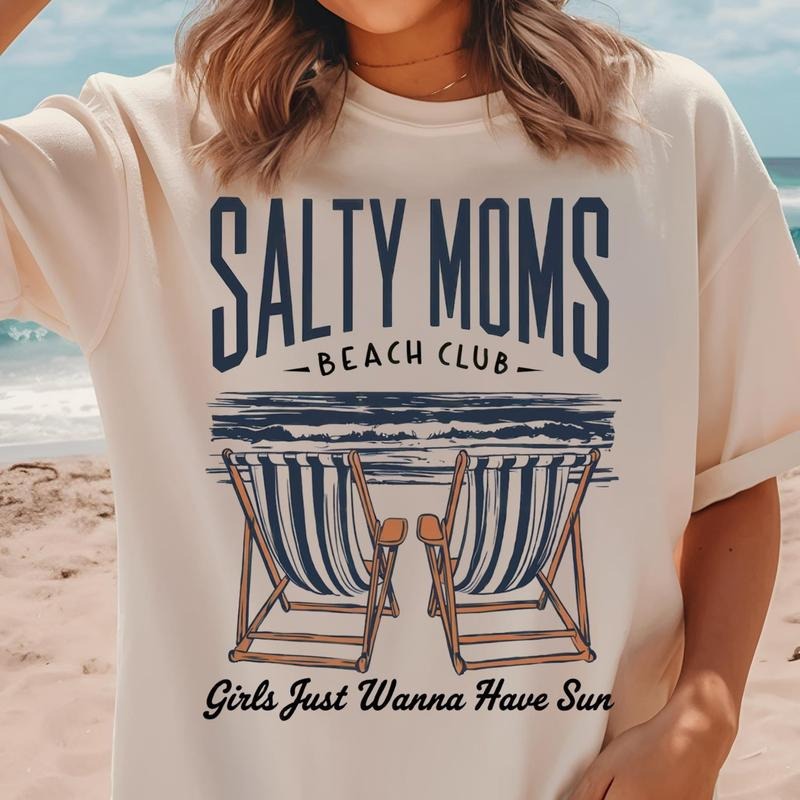 The Beach Club Shirt, Trendy Summer, Aesthetic Beach Shirt, Retro Beach Girl, Funny Sarcastic Mom, Mother's Day Gift...