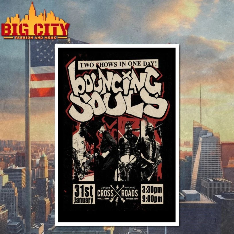 The Bouncing Souls Crossroads in Garwood NJ Jan 31 2026 Poster shirt