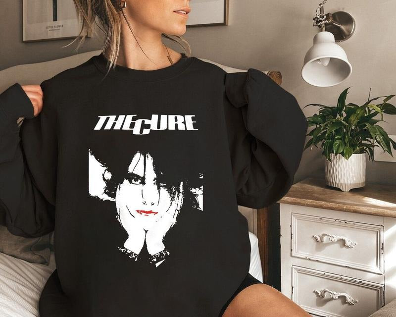 The Cure Lovesong Sweatshirt, Retro Band Fan Graphic Tribute T-Shirts, Hoodie | CiraTrend.com
