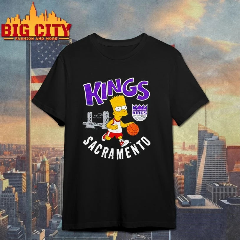 The Simpsons Bart x Sacramento Kings shirt