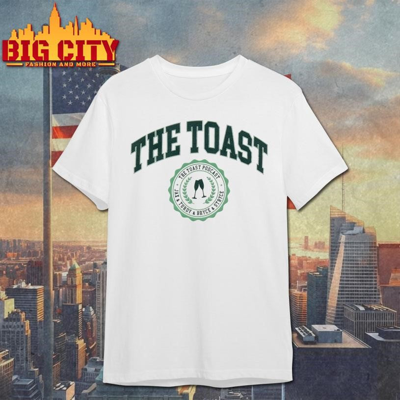 The Toast Podcast Emblem Shirt
