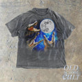 Three Crocodile Moon Vintage 90s Graphic T-shirts, Vintage Crocodile Nature Tshirt, Crocodile Lovers, Funny Weird Graphic...
