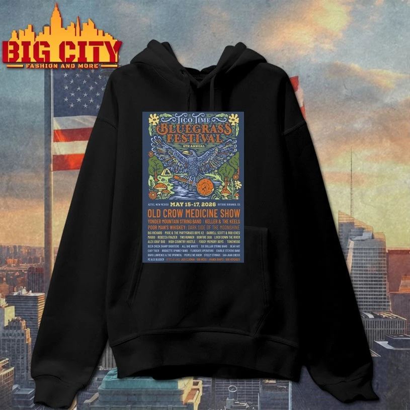 Tico Time Bluegrass Festival Outside Durango CO 5-15 5-17-2026 Poster shirt