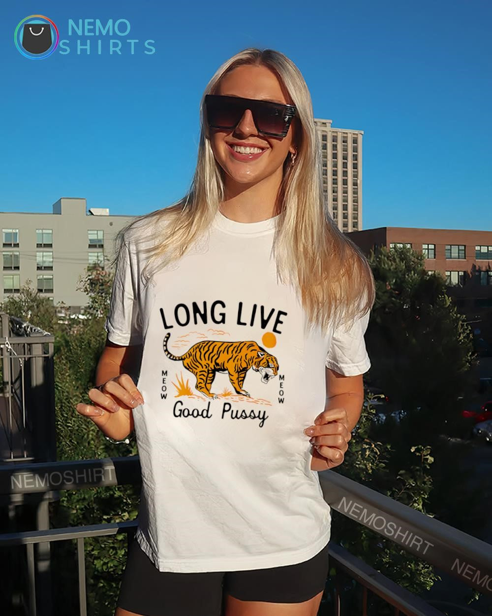 Tiger long live good pussy meow shirt
