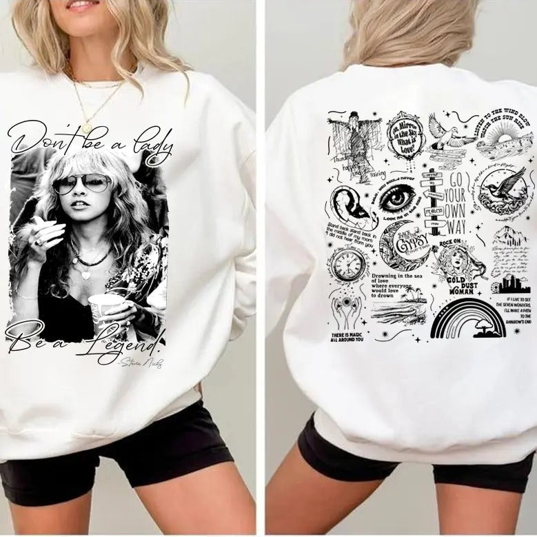 Tracklist Stevie Nicks 2 Sides Newest Shirt Sweatshirt Hoodie, Silver Springs Shirt Unisex, Gifts For Her | CiraTrend.com