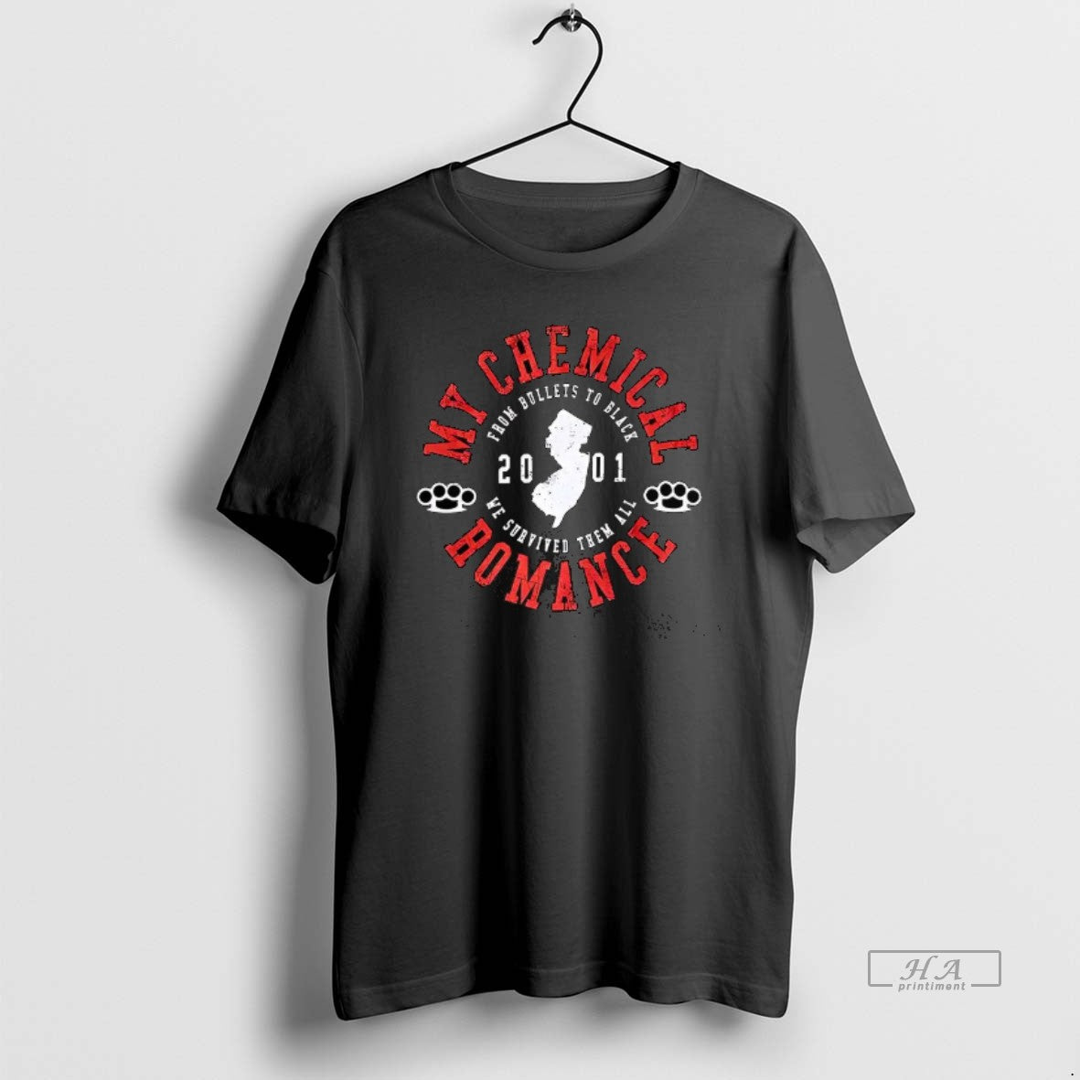 Trendy My Chemical Romance We Survived Them All Boyfriend Fit Girls