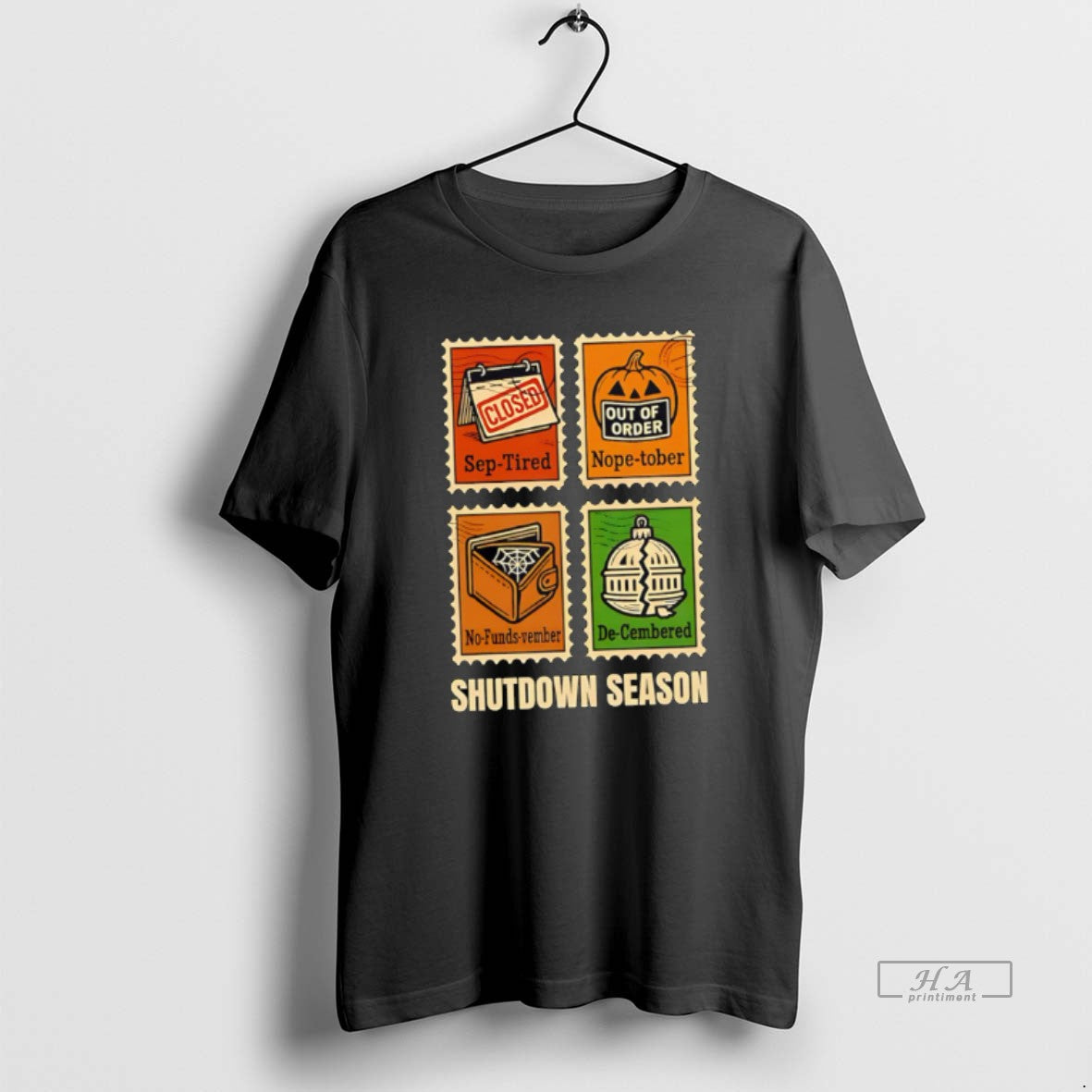 Trendy Sep Tired Nope Tober No Funds Vember De Cembered Shutdown Season
