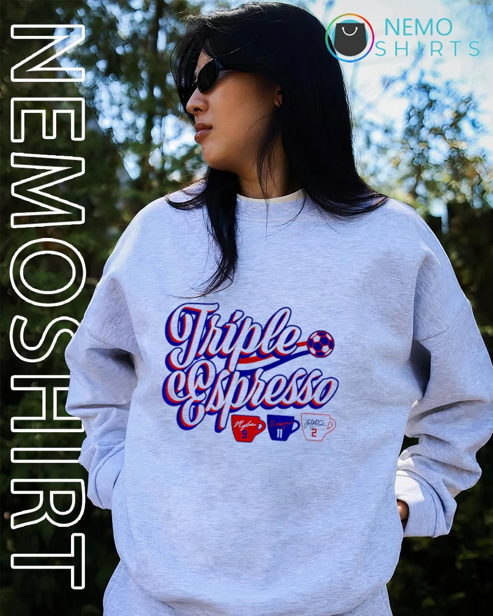 Triple Espresso Mallory Swanson Trinity Rodman Sophia Wilson shirt
