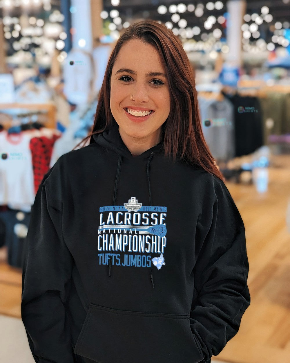 Tufts Jumbos 2026 NCAA DIII men’s lacrosse national championship shirt