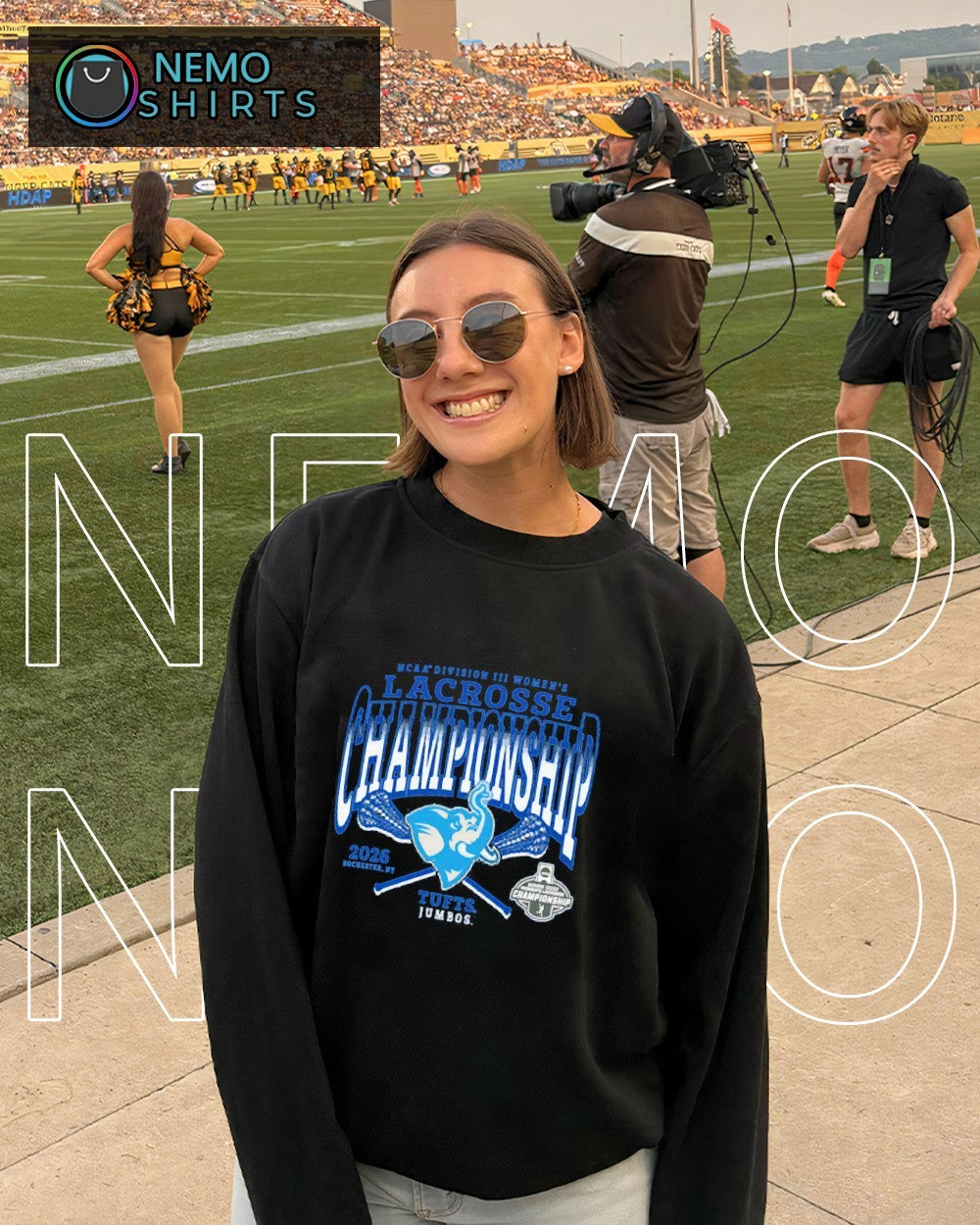 Tufts Jumbos NCAA DIII women’s lacrosse championship 2026 Rochester NY shirt
