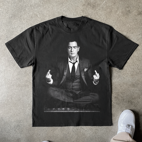 'UNCLE CHARLIE' HEAVYWEIGHT BLACK T-SHIRT Hoodie, Sweatshirt | CiraTrend.com (Image 1)