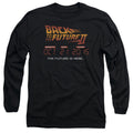 Back To The Future Ii Future Is Here Mens Long Sleeve Shirt Black Black Hoodie, Sweatshirt | CiraTrend.com