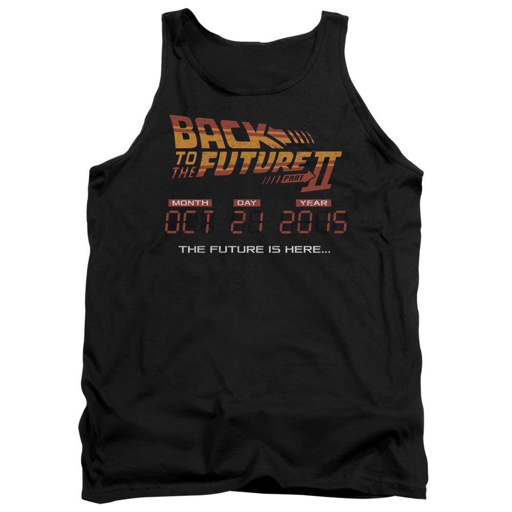 Back To The Future Ii Future Is Here Mens Tank Top Shirt Black Black Hoodie, Sweatshirt | CiraTrend.com