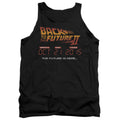 Back To The Future II Future Is Here Mens Tank Top Shirt Black Hoodie, Sweatshirt | CiraTrend.com