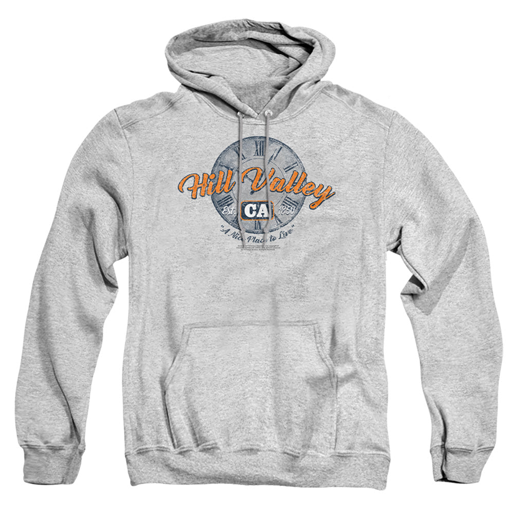 Back To The Future Hill Valley Mens Hoodie Athletic Heather T-Shirts, Sweatshirt | CiraTrend.com (Image 2)