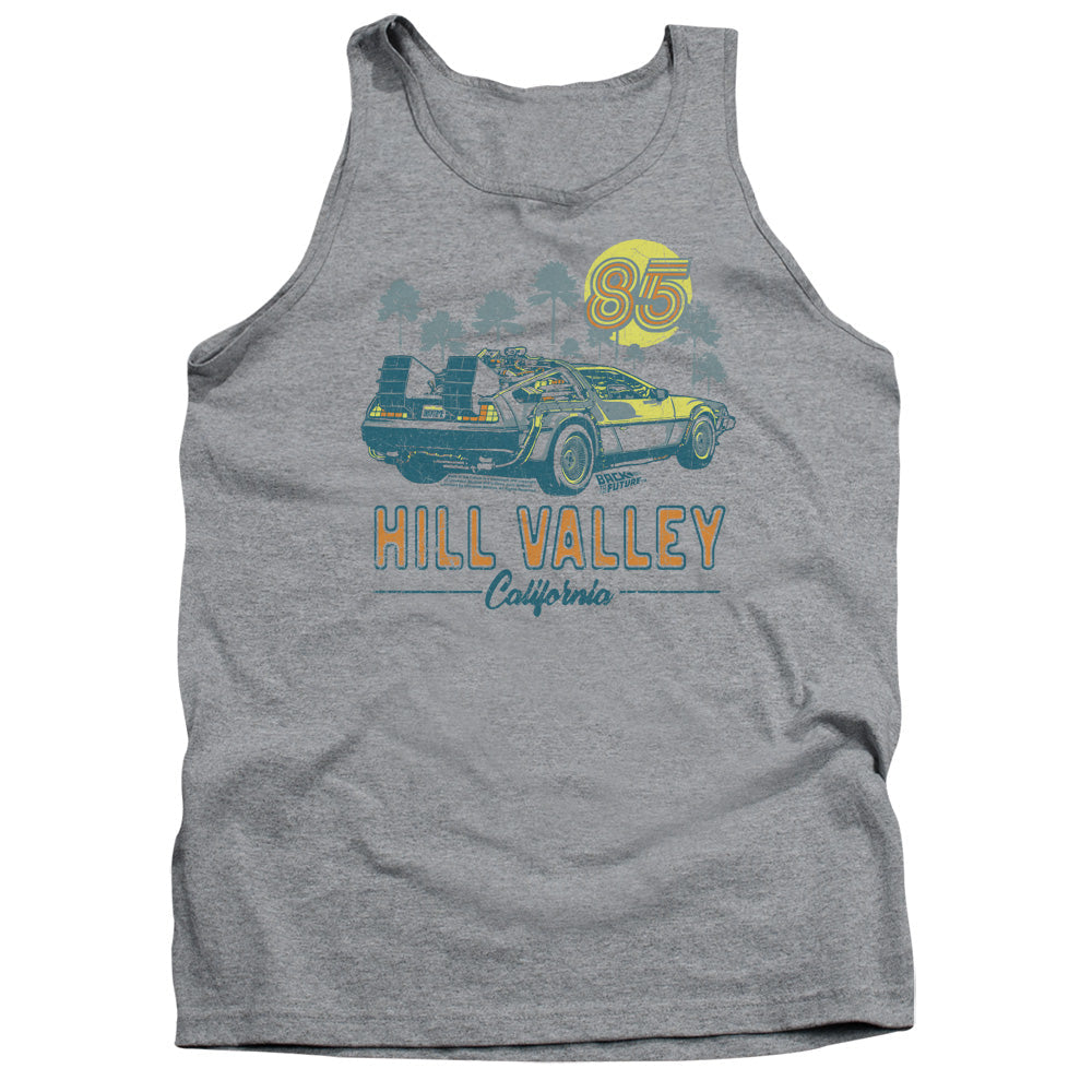 Back To The Future 85 Mens Tank Top Shirt Athletic Heather Hoodie, Sweatshirt | CiraTrend.com (Image 1)