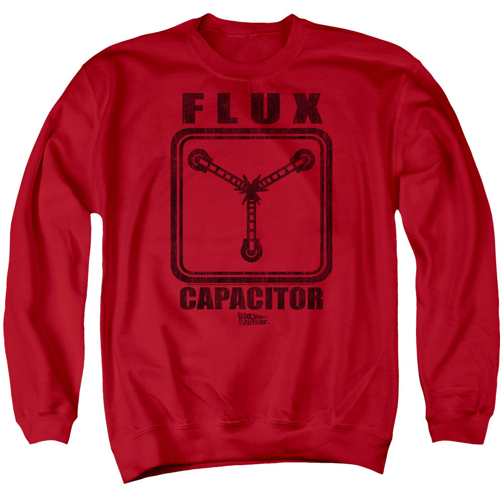 Back To The Future Flux Capacitor Mens Crewneck Sweatshirt Red T-Shirts, Hoodie | CiraTrend.com (Image 2)