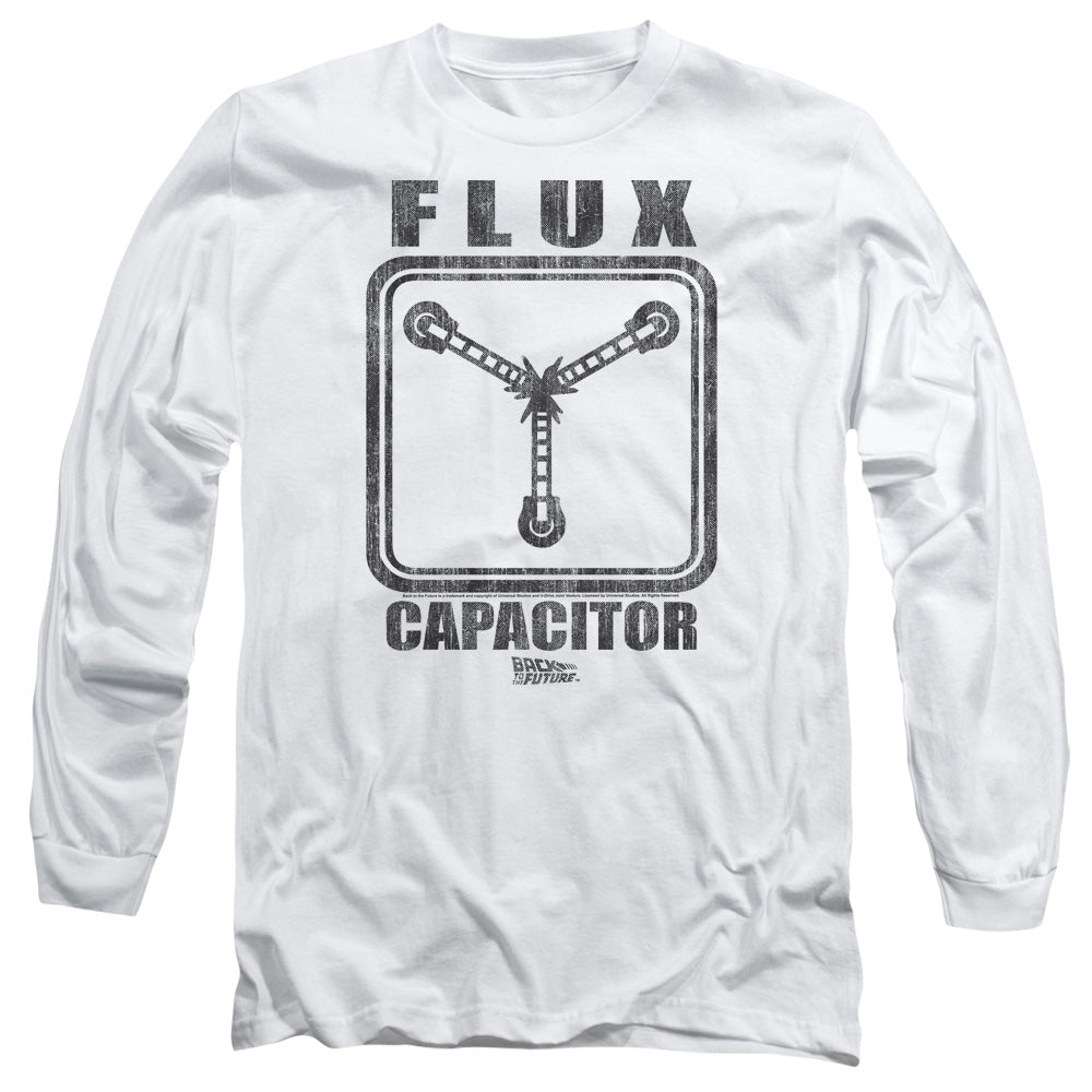 Back To The Future Flux Capacitor Mens Long Sleeve Shirt White Hoodie, Sweatshirt | CiraTrend.com (Image 1)
