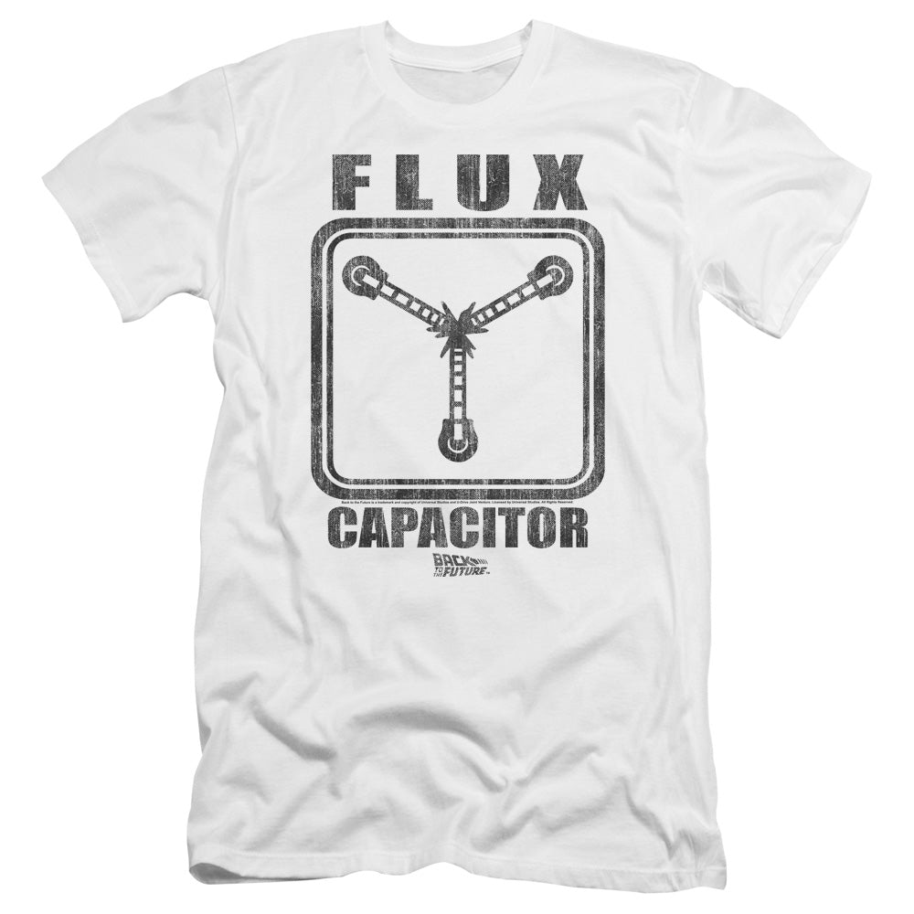 Back To The Future Flux Capacitor Hbo Premium Bella Canvas Slim Fit Mens T Shirt White Hoodie, Sweatshirt | CiraTrend.com