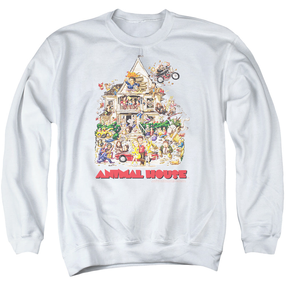 Animal House Poster Art Mens Crewneck Sweatshirt White T-Shirts, Hoodie | CiraTrend.com (Image 2)