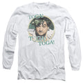 Animal House Toga Mens Long Sleeve Shirt White Hoodie, Sweatshirt | CiraTrend.com (Image 1)