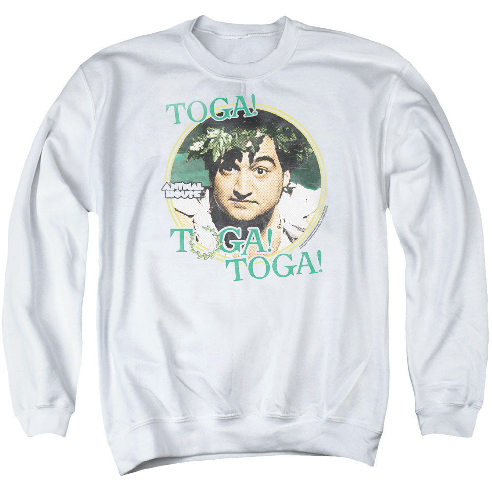 Animal House Toga Mens Crewneck Sweatshirt White T-Shirts, Hoodie | CiraTrend.com (Image 2)