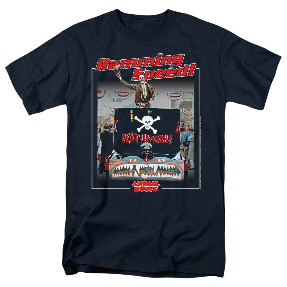 Animal House Ramming Speed Mens Crewneck Sweatshirt Black T-Shirts, Hoodie | CiraTrend.com (Image 2)