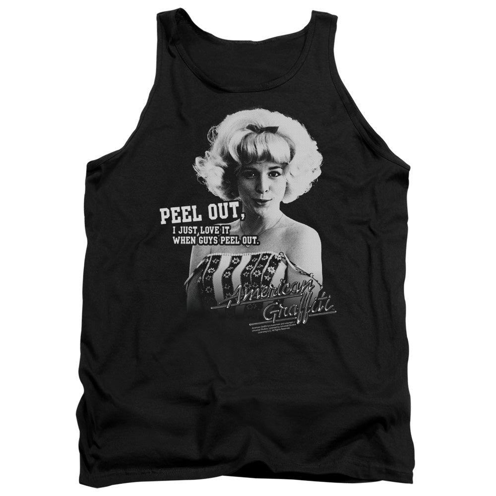 American Graffiti Peel Out Mens Tank Top Shirt Black Hoodie, Sweatshirt | CiraTrend.com (Image 1)