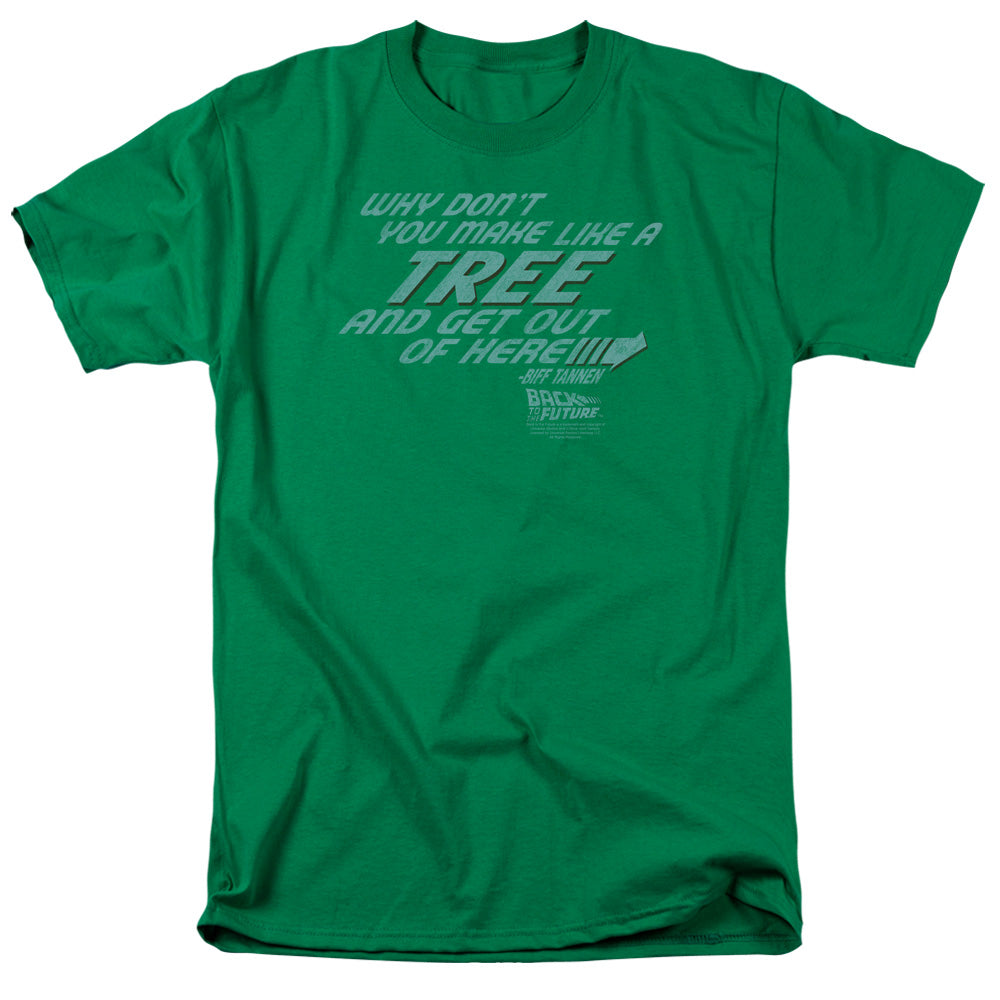 Back To The Future Make Like A Tree Mens T Shirt Kelly Green Hoodie, Sweatshirt | CiraTrend.com (Image 1)