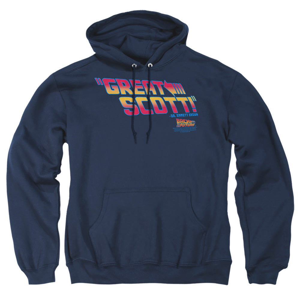 Back To The Future Great Scott Mens Hoodie Navy T-Shirts, Sweatshirt | CiraTrend.com (Image 2)