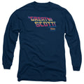 Back To The Future Great Scott Mens Long Sleeve Shirt Navy Hoodie, Sweatshirt | CiraTrend.com (Image 1)