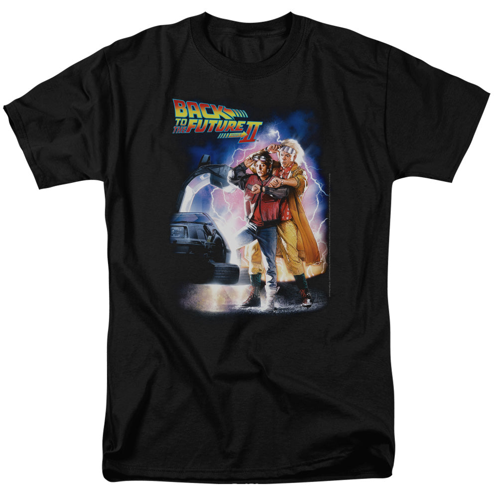 Back To The Future Ii Poster Mens T Shirt Black Hoodie, Sweatshirt | CiraTrend.com