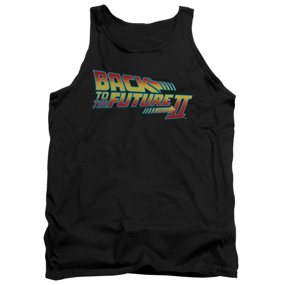 Back To The Future II Logo Mens Tank Top Shirt Black Hoodie, Sweatshirt | CiraTrend.com