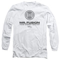 Back To The Future Ii Mr. Fusion Logo Mens Long Sleeve Shirt White White Hoodie, Sweatshirt | CiraTrend.com (Image 1)