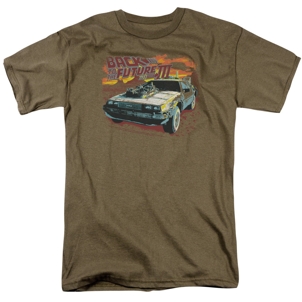 Back To The Future Iii Wild West Mens T Shirt Safari Green Hoodie, Sweatshirt | CiraTrend.com