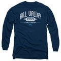 Back To The Future Ii Hill Valley 2015 Mens Long Sleeve Shirt Navy Hoodie, Sweatshirt | CiraTrend.com (Image 1)