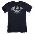 Back To The Future Ii Hill Valley 2015 Premium Bella Canvas Slim Fit Mens T Shirt Navy Hoodie, Sweatshirt | CiraTrend.com