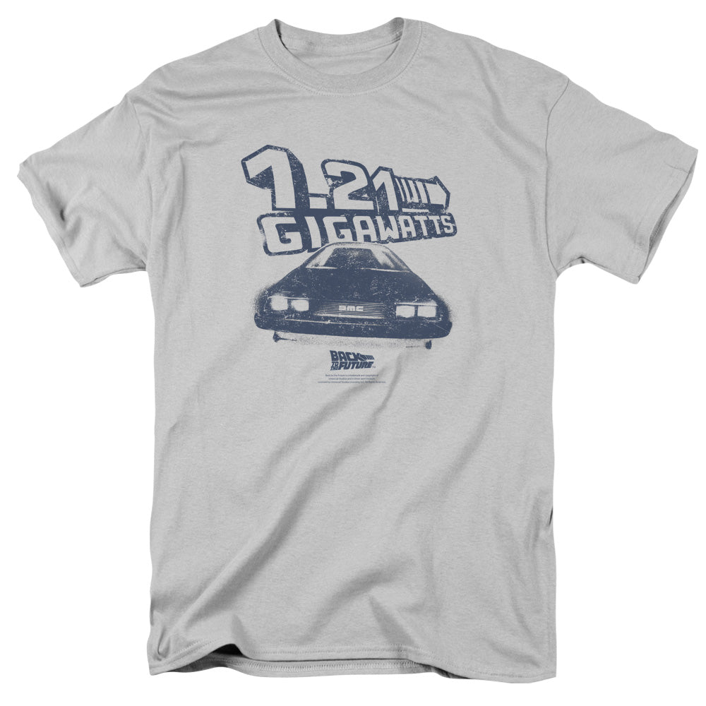 Back To The Future Gigawatts Mens T Shirt Silver Hoodie, Sweatshirt | CiraTrend.com