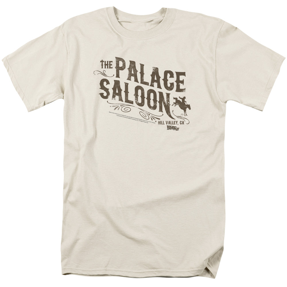 Back To The Future Iii Palace Saloon Mens T Shirt Cream Cream Hoodie, Sweatshirt | CiraTrend.com