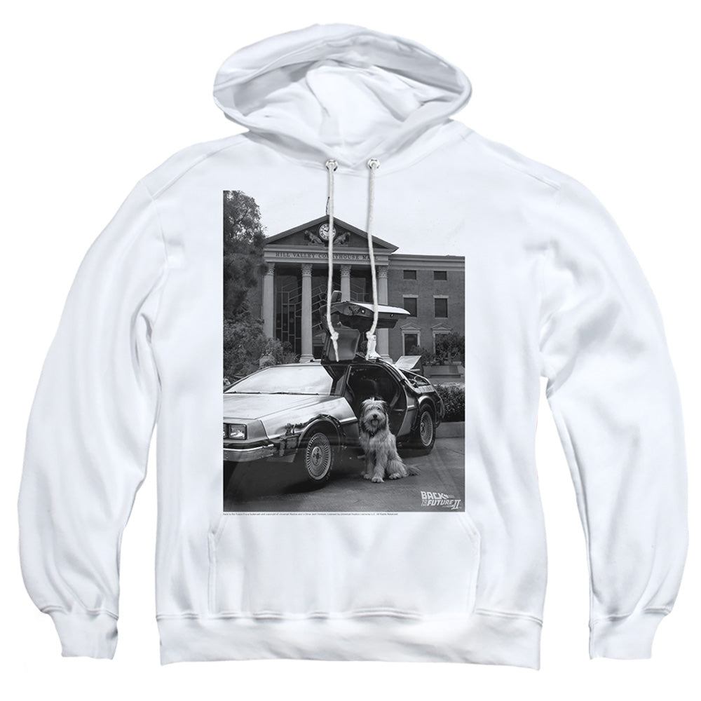 Back To The Future Ii Einstein Mens Hoodie White T-Shirts, Sweatshirt | CiraTrend.com (Image 2)