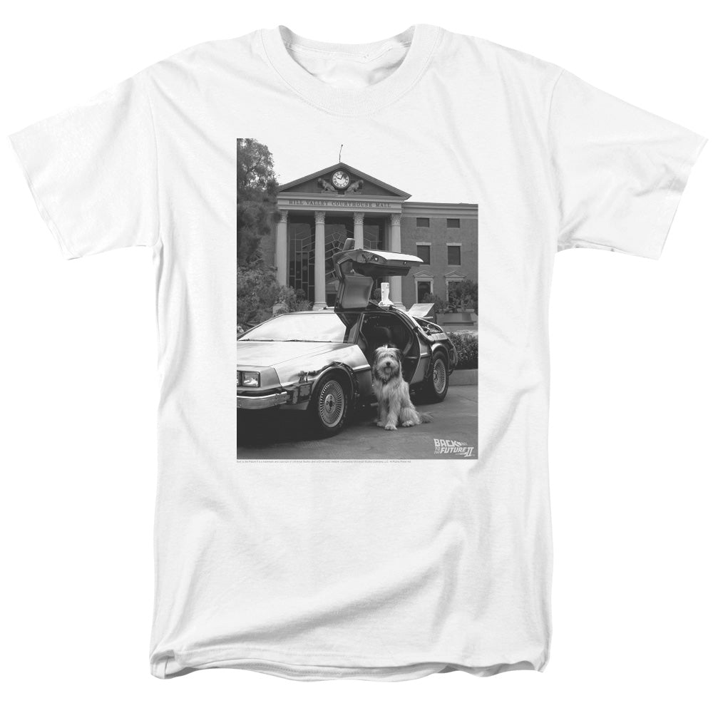 Back To The Future Ii Einstein Mens T Shirt White Hoodie, Sweatshirt | CiraTrend.com