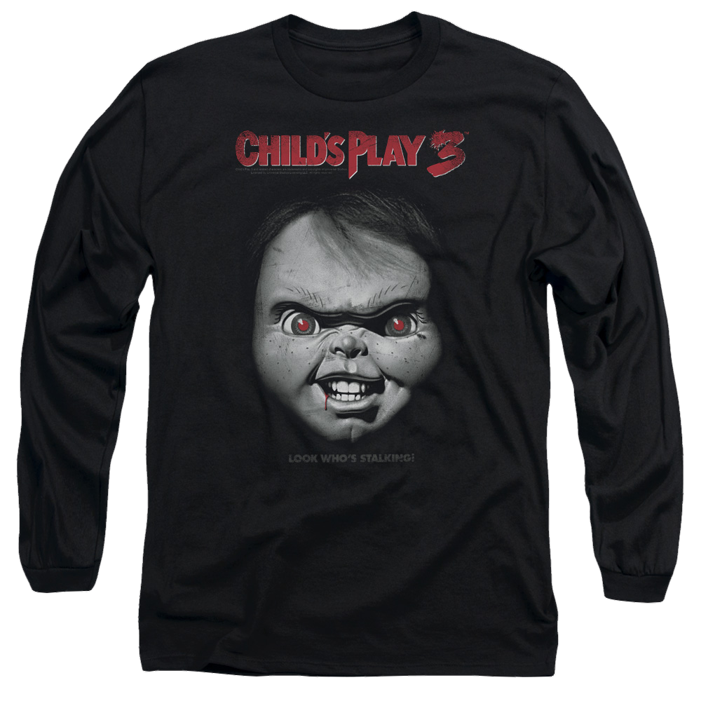 Child's Play Face Poster - Men's Long Sleeve T-Shirt Hoodie, Sweatshirt | CiraTrend.com