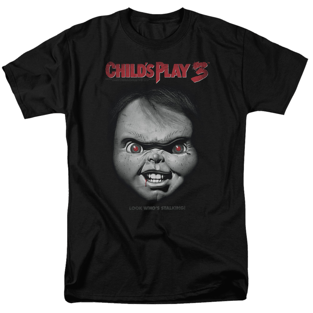 Child's Play 3 Face Poster - Men's Regular Fit T-Shirt Hoodie, Sweatshirt | CiraTrend.com